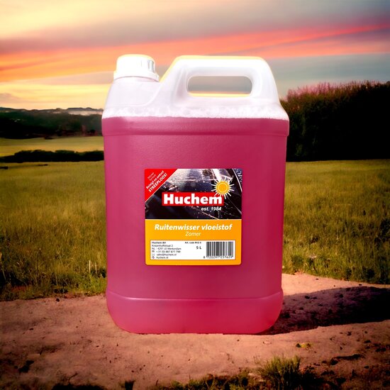 Huchem  Ruitensproeiervloeistof Zomer 5L – Krachtige Screenwash | Streeploos Schoon