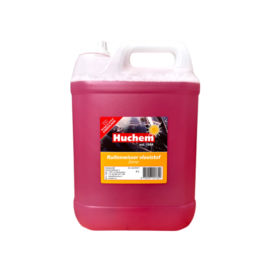 Huchem Ruitenwisservloeistof | 5L |  Zomer | Screen wash | Ruitensproeier | Ruiten | Cleaner