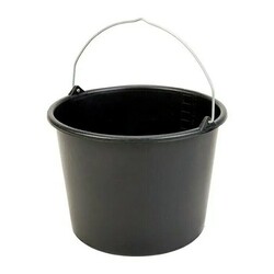 Bouwemmer Zwart van 20 liter: sterk, praktisch en voordelig | Bucket | Emmer