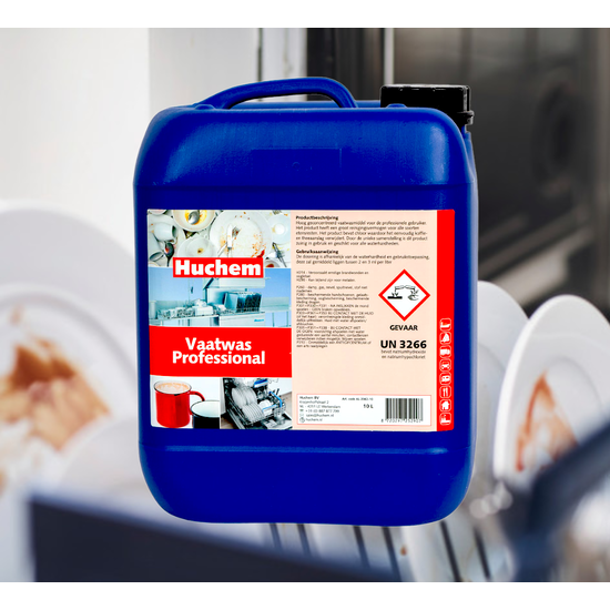 Huchem Vaatwasmiddel vloeibaar 10 L — Professional voor horeca