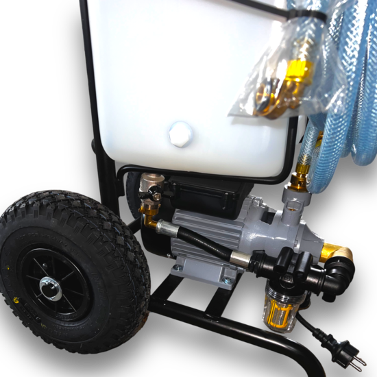 Huchem Glycol / Vulpomp 0-5,9 bar – centrifugaalpomp voor spoelen en vullen | Koelvloeistof | Warmtepomp | Solar | Heatpipe