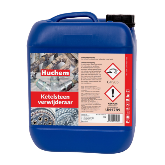 Huchem  Ketelsteen verwijderaar | 10L | Oplosser | Ontkalker