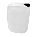Huchem Jerrycan 20 liter – Stapelbaar (UN) – Incl. dop – Transparant - Voor reinigingsmiddelen & vloeistoffen