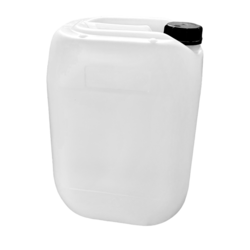 Jerrycan 20 liter – Stapelbaar (UN) – Incl. dop – Transparant - Voor reinigingsmiddelen & vloeistoffen