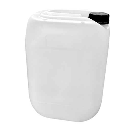 Huchem Jerrycan 20 liter – Stapelbaar (UN) – Incl. dop – Transparant - Voor reinigingsmiddelen & vloeistoffen