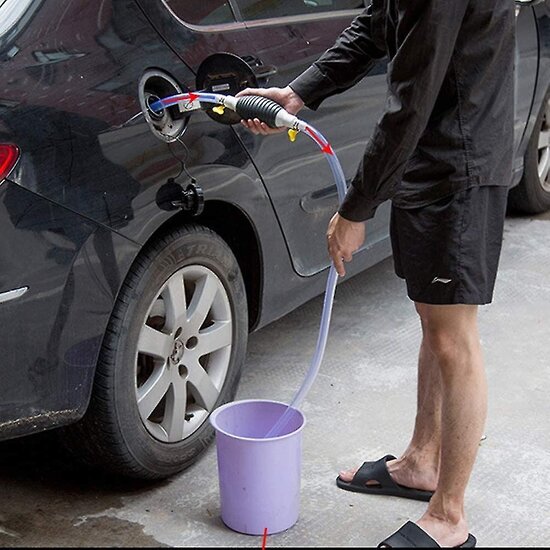 Huchem Hevelpomp | Zwart | Handpomp | Sifonpomp | Brandstof | Benzine | Diesel | Water | Glycol | Reinigingsmiddel