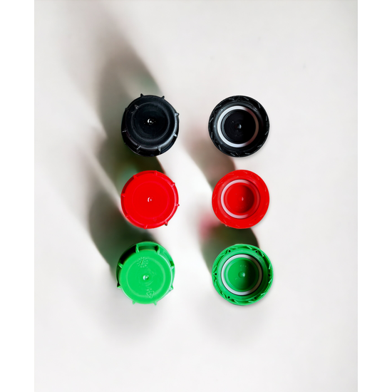 Huchem Schroefdoppen | Schroefdop | DIN51| HDPE | Rond | OV | Verzegelbaar | Beveiligd