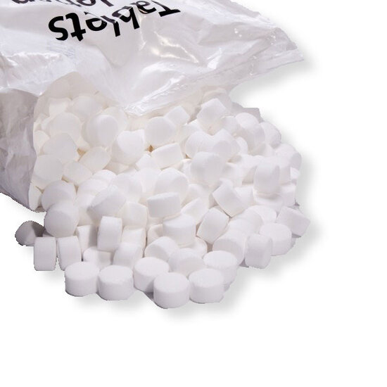 Huchem Onthardingszout Tabletten 25 kg – Hoogzuiver Regeneratiezout | Waterontharder | Budget Topkwaliteit