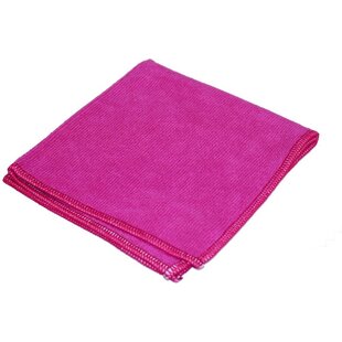 Microvezeldoek | Microvezeldoeken | Dry Towel | ±150 gram | Heavy Duty | 40 x 40 | Roze | 1 st | Ultra zacht