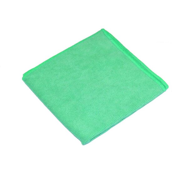 Huchem Microvezeldoek | Microvezeldoeken | Dry Towel | ±150 gram | Heavy Duty | 40 x 40 | Groen | 1 st | Ultra zacht