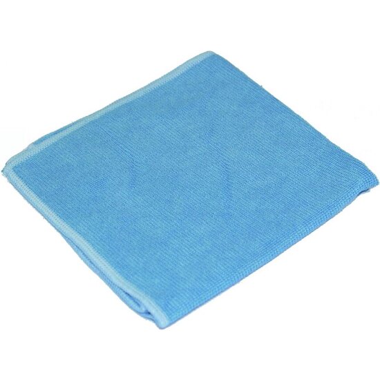 Huchem Microvezeldoek | Microvezeldoeken | Dry Towel | ±150 gram | Heavy Duty | 40 x 40 | Blauw | 1 st | Ultra zacht