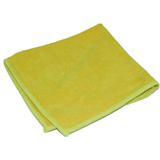 Huchem Microvezeldoek | Microvezeldoeken | Dry Towel | ±150 gram | Heavy Duty | 40 x 40 | Geel | 1 st | Ultra zacht