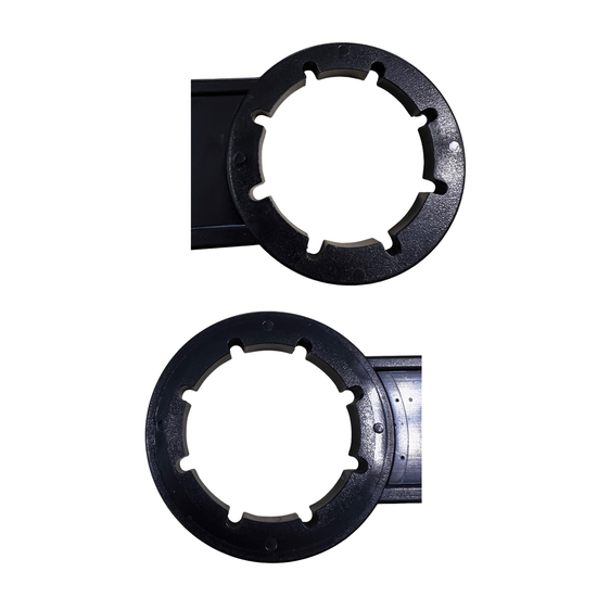 Huchem Jerrycan opener Combisleutel | Dopsleutel DIN51/61| Dopsleutel voor jerrycan | Vast en los | Schroefdop sleutel