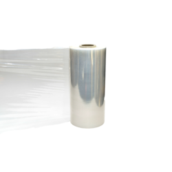 Machinewikkelfolie rol 50 cm x 1.500 m – 23 µm transparant (250 % rek)