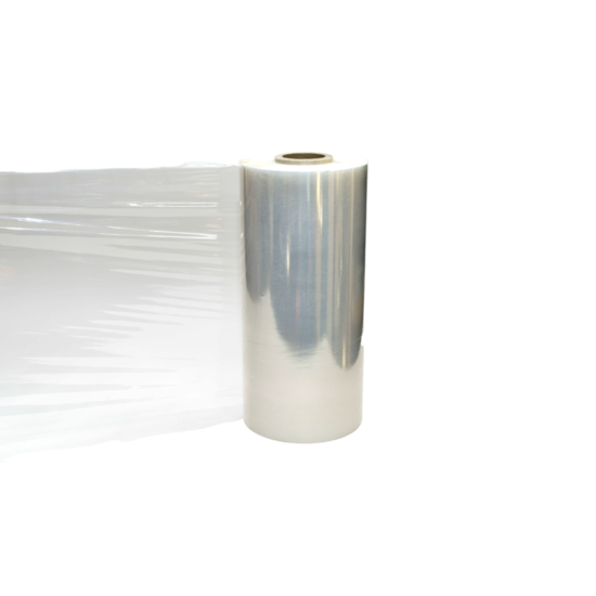 Huchem Machinewikkelfolie rol 50 cm x 1.500 m – 23 µm transparant (250 % rek)