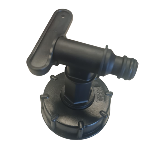 Huchem Kraan | Dopkraan | Zwart | Kunststof Dopkraan | DIN 61 | Aftapkraan | Dop | Tappen | Doseren