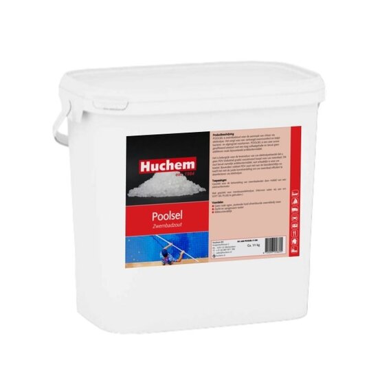 Huchem Zwembadzout | Poolsel | ca. 11kg |  Zwembadwater | Elektrolyse | Recreatie bad | Sauna | Intex