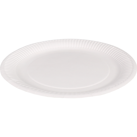 Huchem Bord | Wegwerpbord | Karton | Ø230 mm | 1 x 20 st. | Bordjes | Wit | Disposable