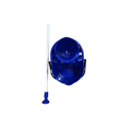 Huchem Mopemmer 12L met korf, steel en spaanse mop