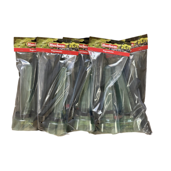 Huchem Regenmeter | met stok | Neerslagmeter | 40mm | Akkers | Tuin | Landbouw | Standaard