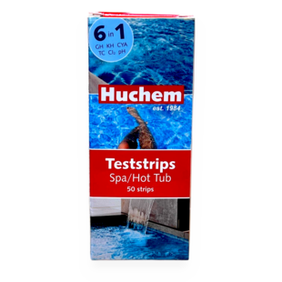 Teststrips | Spa | Hottub | Whirlpool  | 50 st. | 6 in 1 | Aquarium | Pool