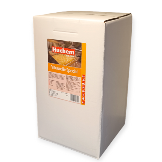 Huchem Frituurolie | 10L | Bag in Box | 100% Plantaardig | Friet | Frituur | Bakken | Vloeibaar | Horeca | Cafetaria | Kantine