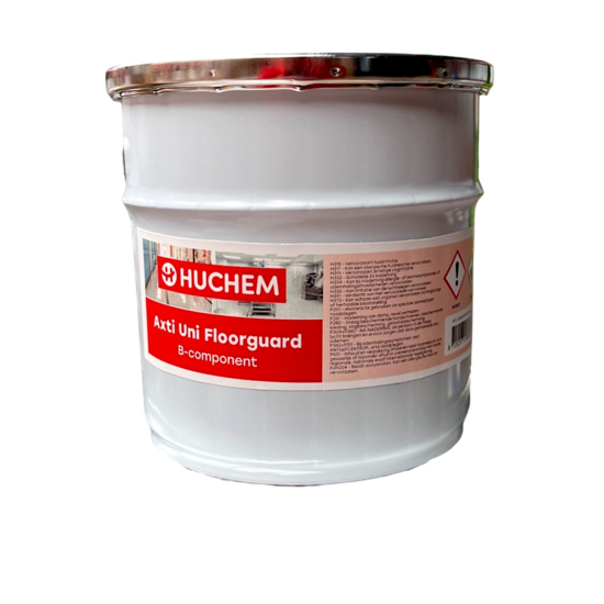 Huchem Vloercoating | Floorguard | 12,5 kg | Luchtbehandeling | Gietcoating | Ral 7032 | Kiezelgrijs