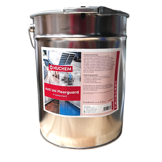 Vloercoating | Floorguard | 12,5 kg | Luchtbehandeling | Gietcoating | Ral 7032 | Kiezelgrijs