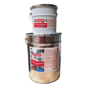 Vloercoating | Floorguard | 12,5 kg | Luchtbehandeling | Gietcoating | Ral 7032 | Kiezelgrijs
