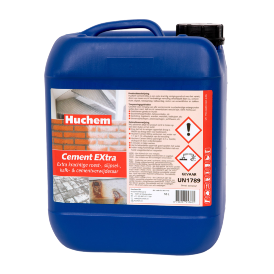 Huchem Cementsluier verwijderaar | 10L | Anti Kalk | Stenen | Tegels | Plavuizen