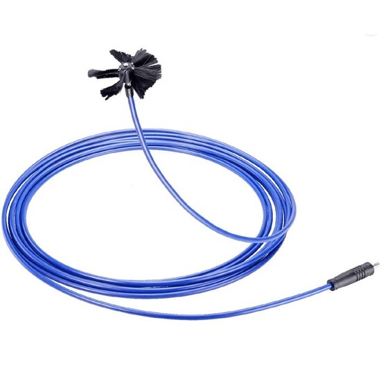 Wöhler Ecoflex Compact | Aandrijfas + 1 x Borstel 140mm en 2 x Wisdoeken 150 mm | Shaft | Flexibele as | Luchtkanaal reiniger