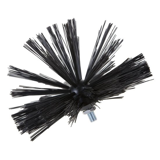 Wöhler Power Drill Brush | Veegborstel t.b.v. Flexibele as | Luchtkanaal reinigen