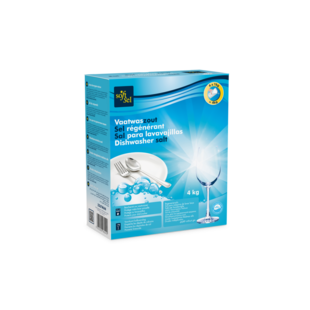 Vaatwaszout 4 kg – Voor een glanzende vaat en een duurzame vaatwasser | Dishwasher Salt