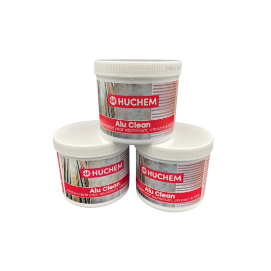 Huchem Alu-Clean | Magic Poetspasta | 600gr. | Aluminium | Chroom | incl. Spons