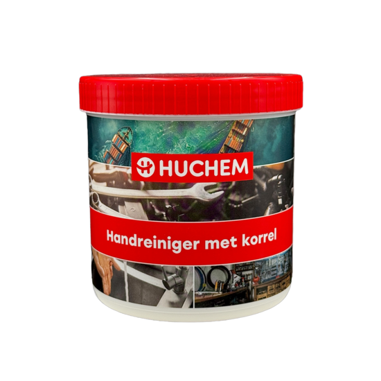 Huchem Handreiniger | 500ml | Garagezeep met korrel | Industriële handzeep | Werkplaats | Garage