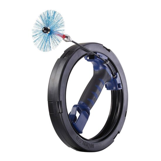 Wöhler Handveeg haspel Mini 15 mtr. | Luchtkanaal compact haspel