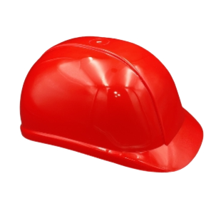 Huchem | Veiligheidshelm | Lichte stoten | Gevaar | Rood