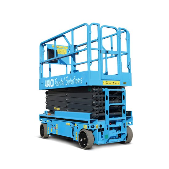 Abalco Rental Schaarhoogwerker 7,8 m huren – elektrisch, veilig & veelzijdig