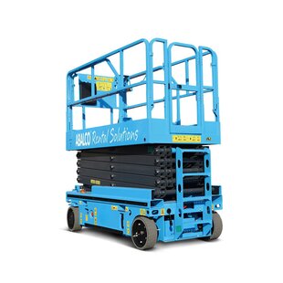 Schaarhoogwerker 10,1 m huren – elektrisch, veilig & veelzijdig