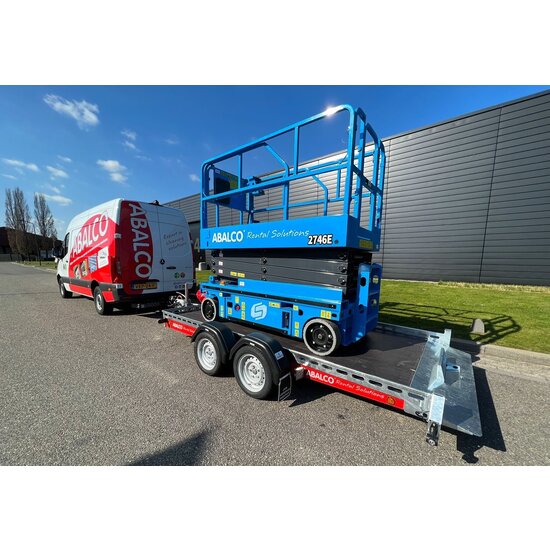 Abalco Rental Schaarhoogwerker 13,9 m huren – elektrisch, veilig & veelzijdig