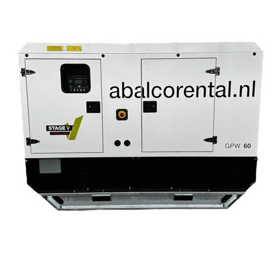 Abalco Rental Aggregaat 60 kVA – krachtig mobiele generator / aggregaat