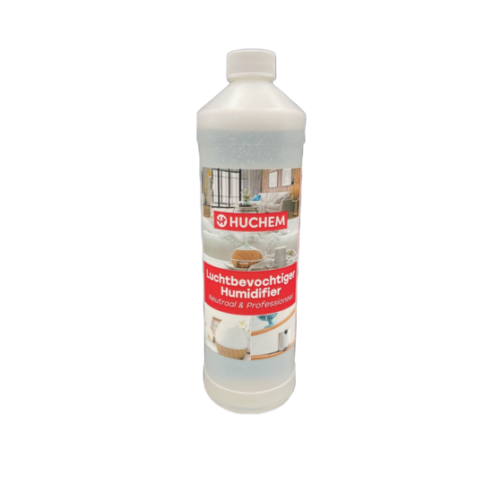 Huchem Luchtbevochtiger Liquid 1 L – Toevoeging | Humidifier | voorkomt geurtjes & kalk, fris & hygiënisch water