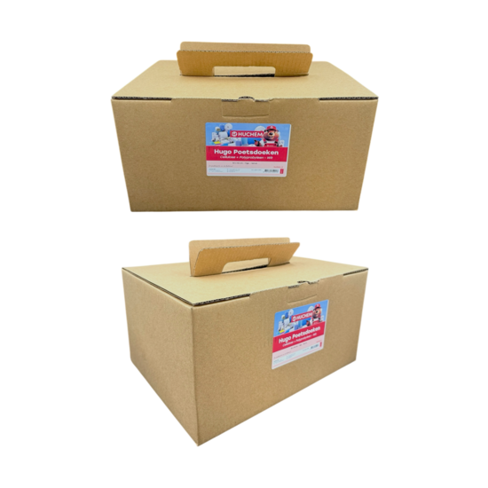 Huchem Werkdoek | Poetsdoek | extra 70 | Draagdoos | Wit Cellulose | Hugo