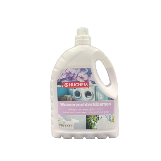 Huchem Wasverzachter | Fresh | 3L | >125 wasbeurten | Geur Lila bloemen | Concentraat