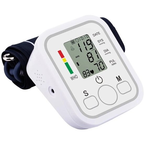 Huchem Bloeddrukmeter Bovenarm | Hartslagmeter | Bloeddruk | Bloeddruk meten | Blood pressure monitor