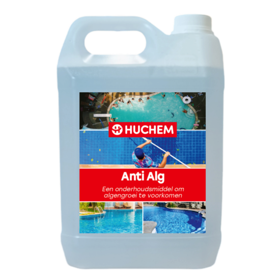 Huchem Anti Alg | 5L | Zwembad | Whirlpool | Zwembaden | Hottube | Onderhoudsmiddel
