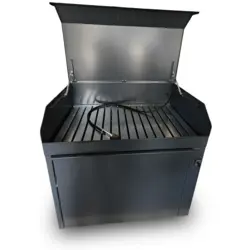 Onderdelenreiniger | Ontvetterbak | met Deksel en Gasveren | Proffesional