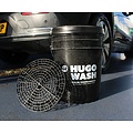 Huchem Autowas emmer | Grit Bucket | 20L | Hugo Wash | incl. rooster | Detailing Bucket