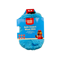 Anti-Insect Wool Mitt | Wol & Insectengaas Washandschoen | 2 in 1 | voor Auto, Camper, Boot, Motor & Fiets