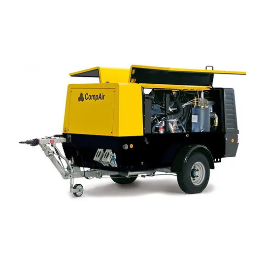 Huchem Huren | Mobiele Compressor 10M3/min 14 bar – krachtig en flexibel op elke locatie | C105-14